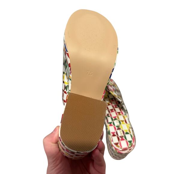 FSJ Funny See Jill Multicolored platform Heels - Picture 6 of 12